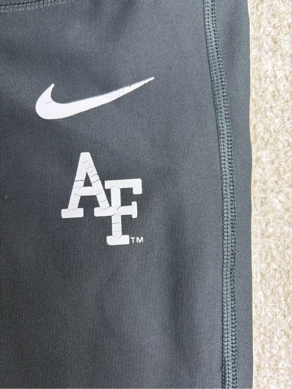 Nike Air Force Academy Falcons Women's High-Rise Leggings Black Small